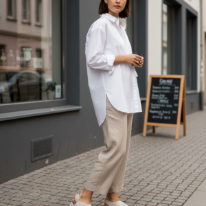 RELAXED FIT SHIRT WHITE